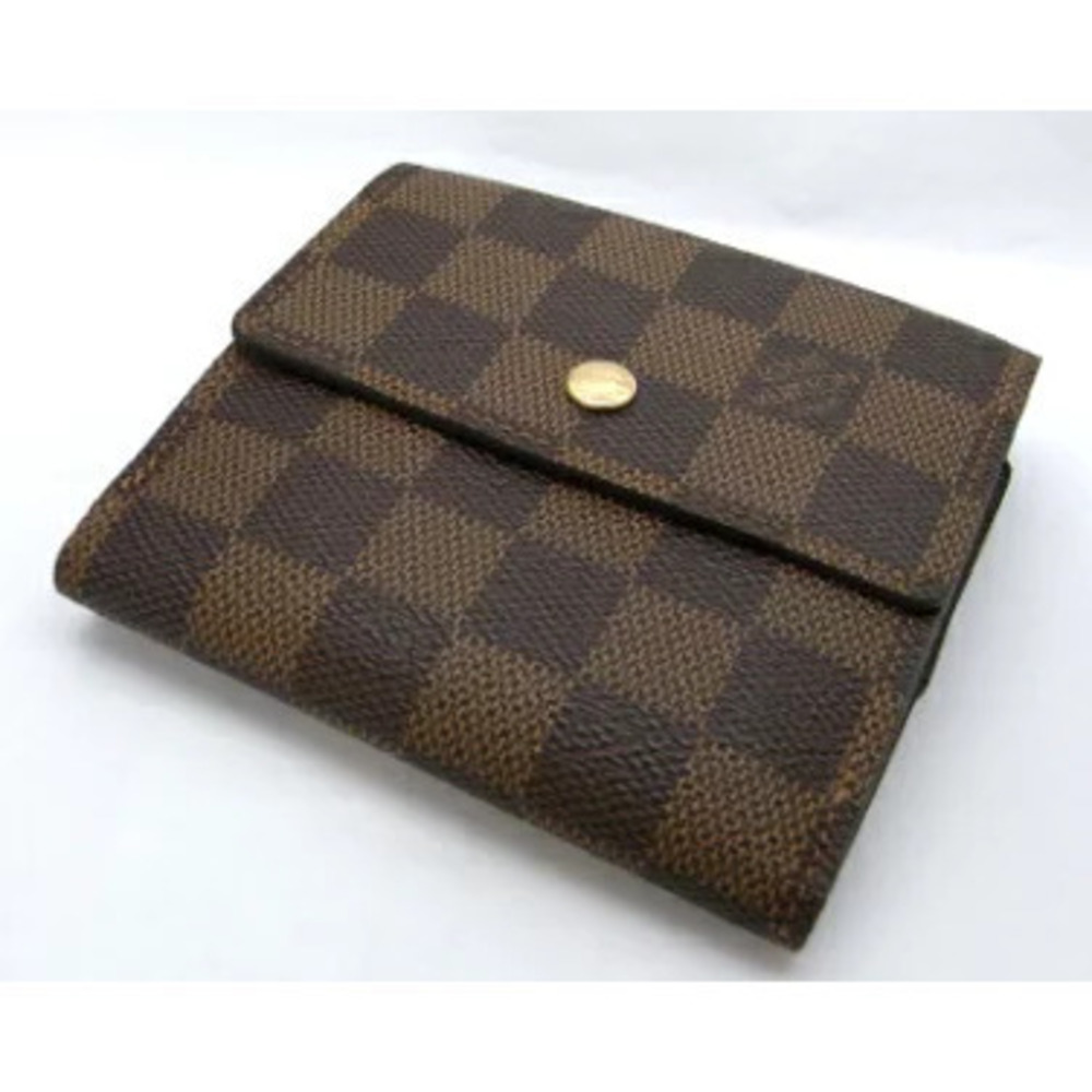 Louis Vuitton Wallet double snap closure Damier Portemonnaie Billet Carte